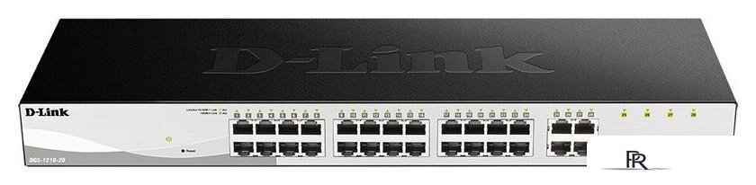 Управляемый коммутатор 2-го уровня D-Link DGS-1210-28/FL2A - Изображение №1 — Интернет-магазин ПроЗаказ