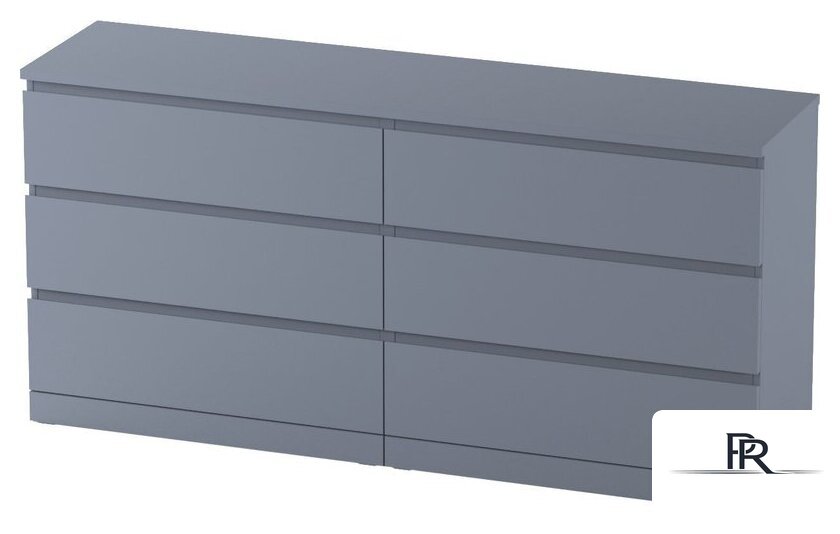 Комод Mio Tesoro Варма 6D (серый) - Изображение №1 — Интернет-магазин ПроЗаказ