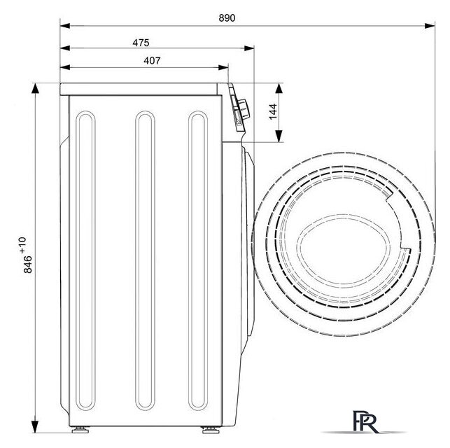 Стиральная машина ATLANT СМА 50У105-00 - Изображение №6 — Интернет-магазин ПроЗаказ