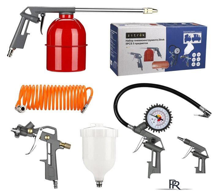  Zitrek 5PCS SET 5 (краскораспылитель, пневмоинструмент) - Изображение №1 — Интернет-магазин ПроЗаказ