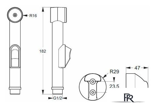 Гигиенический душ Ideal Standard B960941AA - Изображение №5 — Интернет-магазин ПроЗаказ