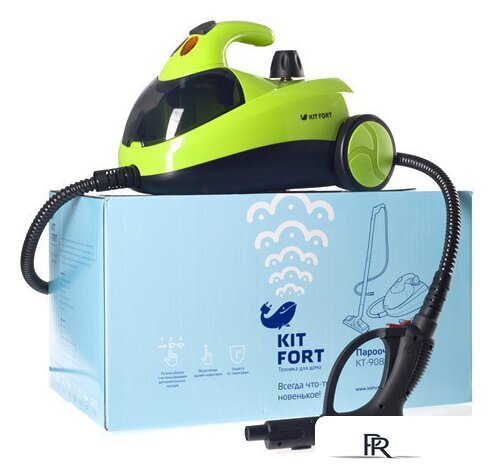 Пароочиститель Kitfort KT-908 (зеленый) - Изображение №5 — Интернет-магазин ПроЗаказ