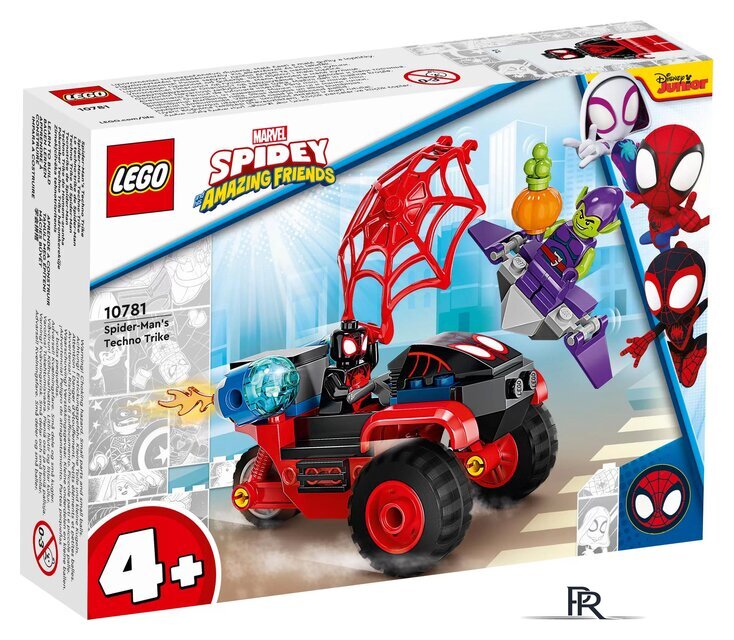 Конструктор LEGO Marvel Spiderman 10781 Майлз Моралес: техно-трайк Человека-Паука - Изображение №1 — Интернет-магазин ПроЗаказ