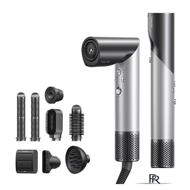 Фен-стайлер Trouver Master 10 MyltiStyler Lunar AMMA10 (серебристый) - Изображение №1 — Интернет-магазин ПроЗаказ
