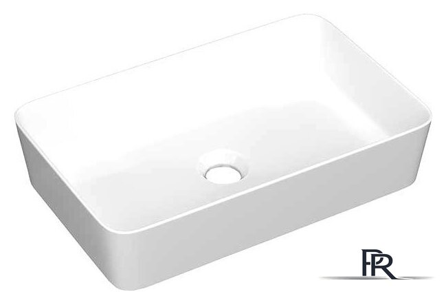 Умывальник Керамин Плаза 55 ФС (белый фаянс) - Изображение №1 — Интернет-магазин ПроЗаказ