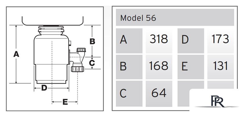 Измельчитель пищевых отходов InSinkErator Model 56-2 - Изображение №3 — Интернет-магазин ПроЗаказ