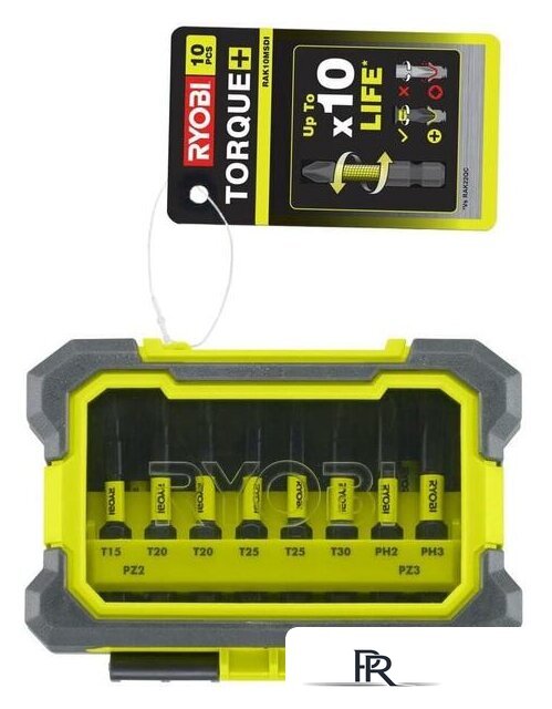 Набор бит Ryobi RAK10MSDI (10 предметов) - Изображение №2 — Интернет-магазин ПроЗаказ