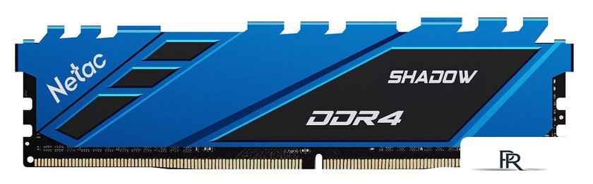 Оперативная память Netac Shadow 16ГБ DDR4 2666 МГц NTSDD4P26SP-16B - Изображение №1 — Интернет-магазин ПроЗаказ