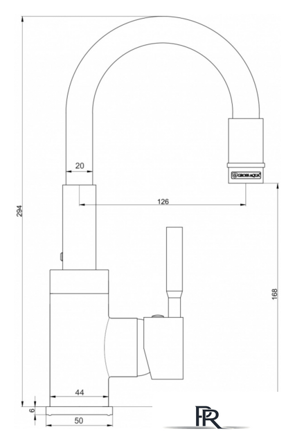 Смеситель Gross Aqua ColorFlex 3241508B - Изображение №2 — Интернет-магазин ПроЗаказ