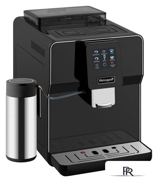 Кофемашина Weissgauff WCM-330 TFT Touch Cappuccino Nero - Изображение №23 — Интернет-магазин ПроЗаказ
