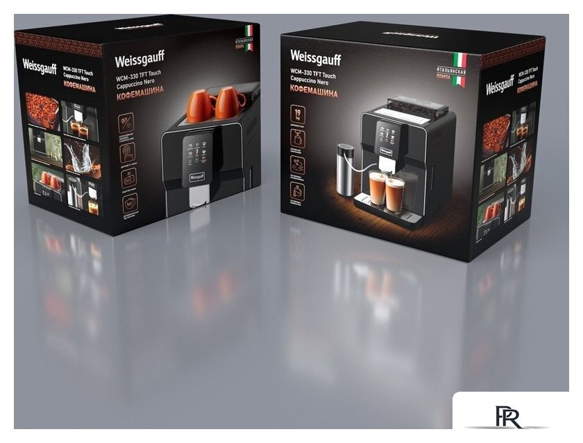 Кофемашина Weissgauff WCM-330 TFT Touch Cappuccino Nero - Изображение №35 — Интернет-магазин ПроЗаказ