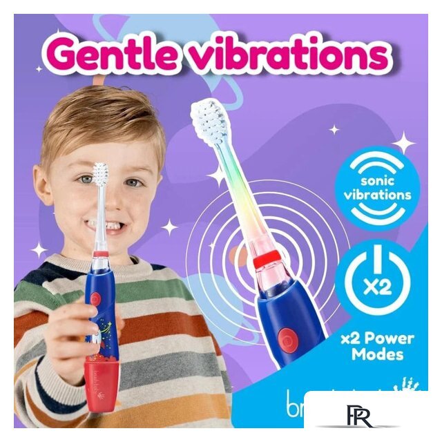 Электрическая зубная щетка Brush-Baby KidzSonic Rocket - Изображение №5 — Интернет-магазин ПроЗаказ