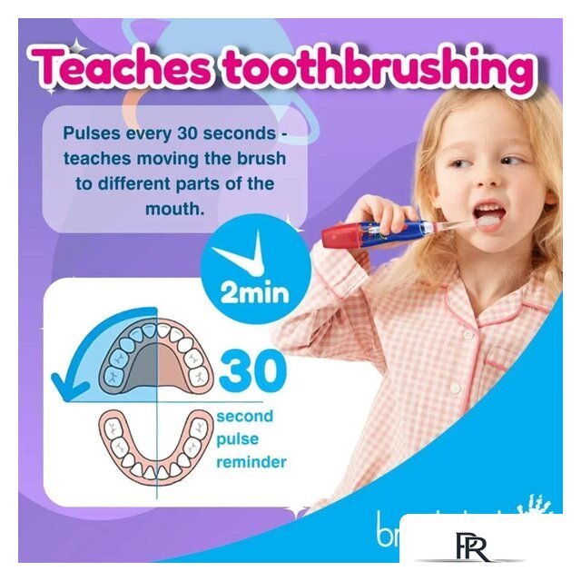 Электрическая зубная щетка Brush-Baby KidzSonic Rocket - Изображение №6 — Интернет-магазин ПроЗаказ