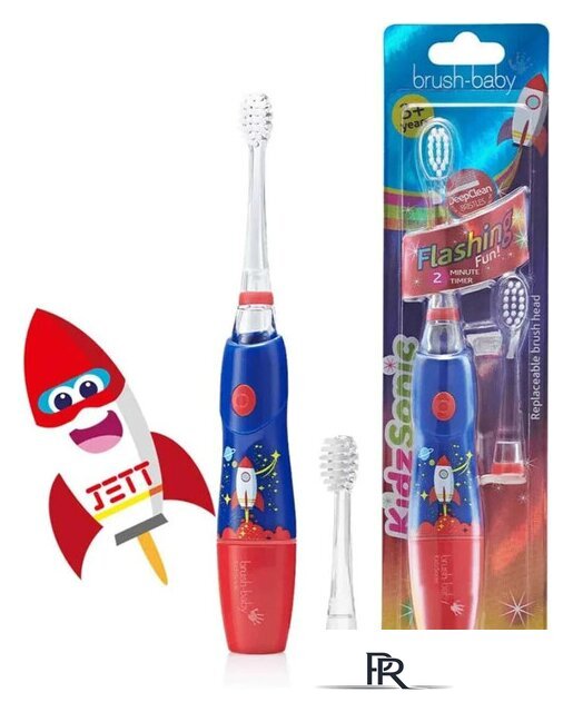 Электрическая зубная щетка Brush-Baby KidzSonic Rocket - Изображение №1 — Интернет-магазин ПроЗаказ