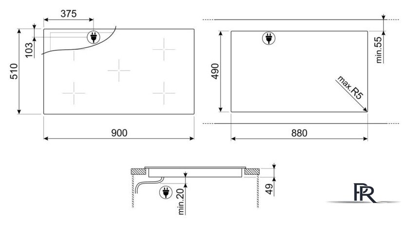 Варочная панель Smeg SI2M7953DW - Изображение №3 — Интернет-магазин ПроЗаказ