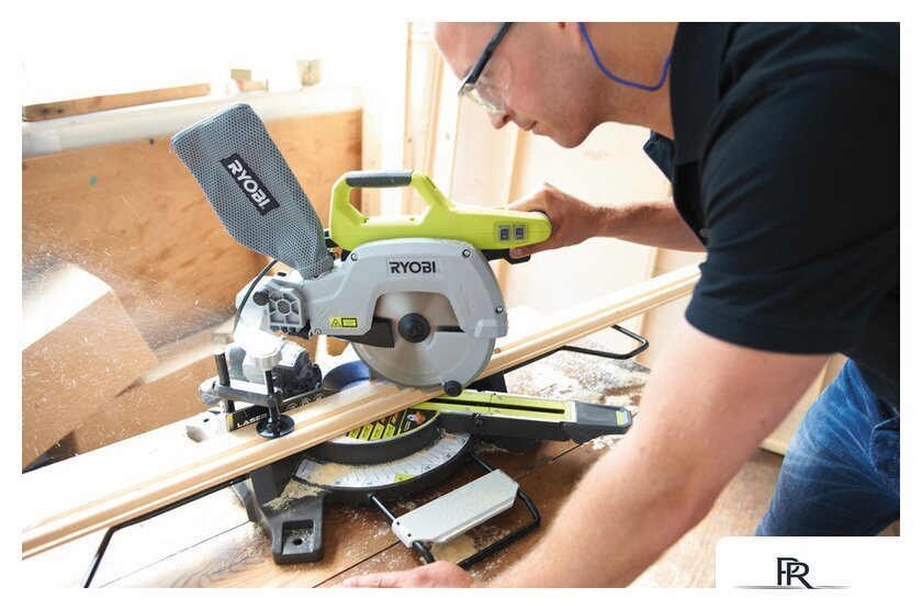 Торцовочная пила Ryobi EMS216L - Изображение №7 — Интернет-магазин ПроЗаказ