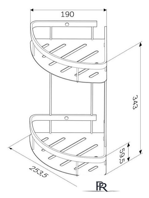  AM.PM Полка Sense L A7454200 - Изображение №2 — Интернет-магазин ПроЗаказ