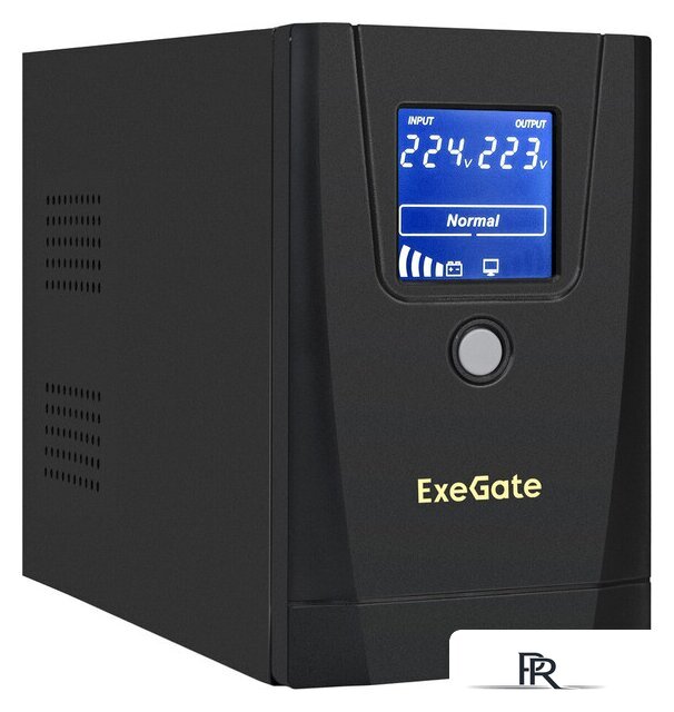 Источник бесперебойного питания ExeGate SpecialPro Smart LLB-1000.LCD.AVR.1SH.2C13.RJ.USB EX292788RUS - Изображение №1 — Интернет-магазин ПроЗаказ