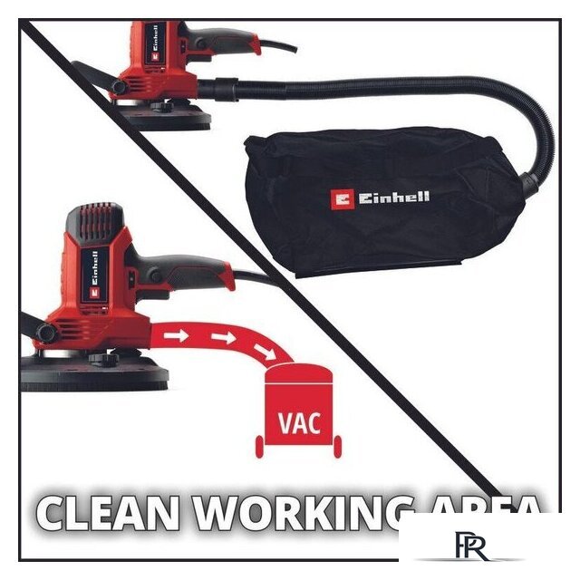Шлифмашина для стен и потолков Einhell TC-DWS 225 4259945 - Изображение №10 — Интернет-магазин ПроЗаказ