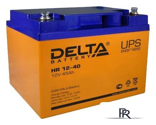 Аккумулятор для ИБП Delta HR 12-40 (12В/45 А·ч) - Изображение №1 — Интернет-магазин ПроЗаказ
