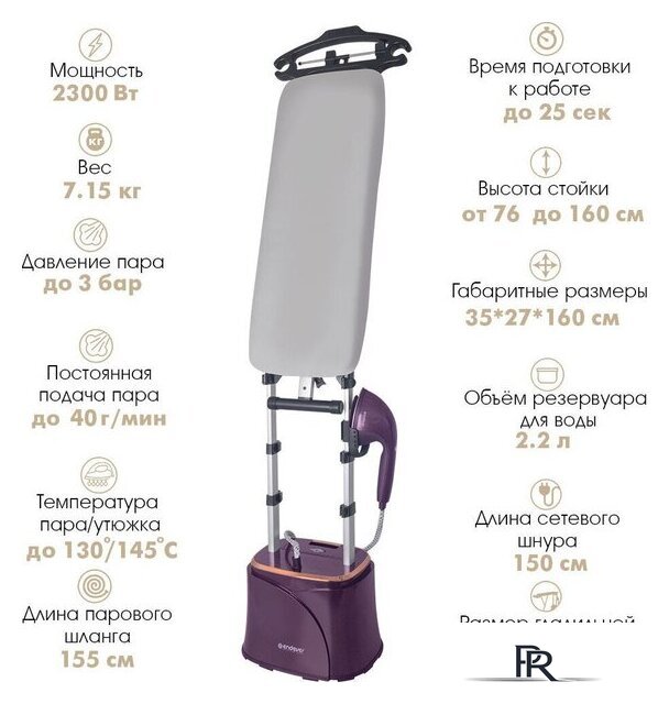 Отпариватель Endever Odyssey Q-17 - Изображение №4 — Интернет-магазин ПроЗаказ