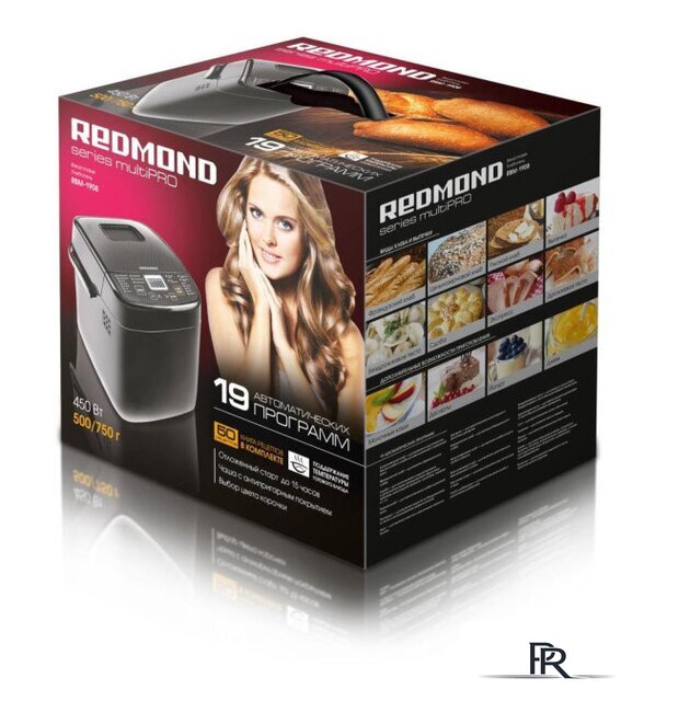 Хлебопечка Redmond (Редмонд) RBM-1908 (черная) - Изображение №3 — Интернет-магазин ПроЗаказ