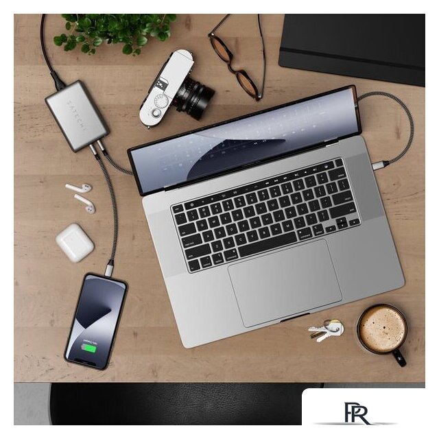 Сетевое зарядное Satechi 100W Type-C PD Compact GAN Charger ST-TC100GM-EU (европейская вилка) - Изображение №8 — Интернет-магазин ПроЗаказ