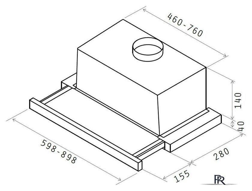 Кухонная вытяжка Elica Elite 14 LUX GRIX/A/60 - Изображение №4 — Интернет-магазин ПроЗаказ