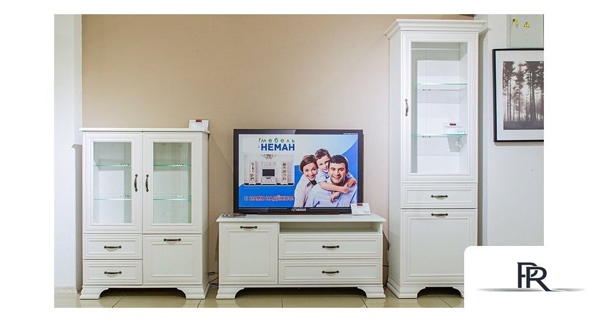 Тумба Неман мебель Юнона МН-132-15 (белый текстурный) - Изображение №5 — Интернет-магазин ПроЗаказ