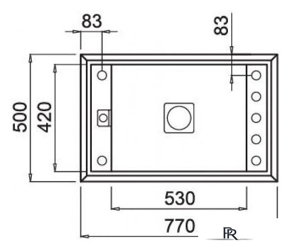 Кухонная мойка Elleci Value 130 K97 Light Grey - Изображение №2 — Интернет-магазин ПроЗаказ
