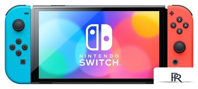 Игровая приставка Nintendo Switch OLED (черный, с неоновыми Joy-Con) - Изображение №2 — Интернет-магазин ПроЗаказ