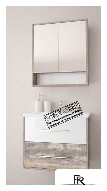  Style Line Тумба под умывальник Экзотик 70 2 ящика (подвесная) - Изображение №4 — Интернет-магазин ПроЗаказ