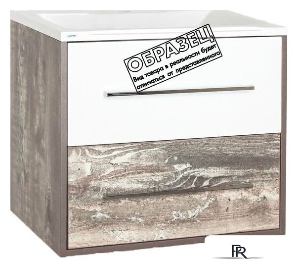  Style Line Тумба под умывальник Экзотик 70 2 ящика (подвесная) - Изображение №1 — Интернет-магазин ПроЗаказ