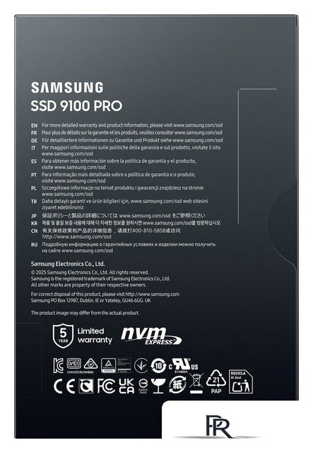 SSD Samsung 9100 Pro 8TB MZ-VAP8T0BW - Изображение №6 — Интернет-магазин ПроЗаказ