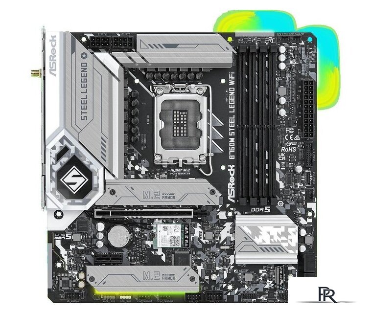 Материнская плата ASRock B760M Steel Legend WiFi - Изображение №2 — Интернет-магазин ПроЗаказ