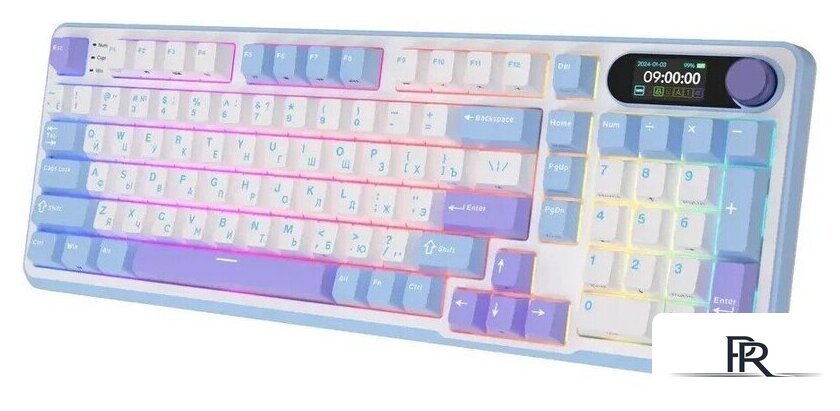Клавиатура Royal Kludge RK-S98 RGB Taro Milk (RK Cream) - Изображение №6 — Интернет-магазин ПроЗаказ