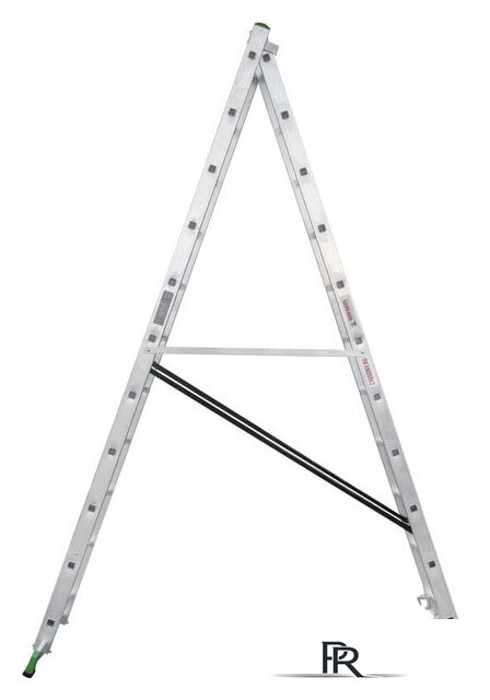 Лестница-стремянка Новая высота NV 222 алюминиевая двухсекционная 2x11 ступеней - Изображение №3 — Интернет-магазин ПроЗаказ