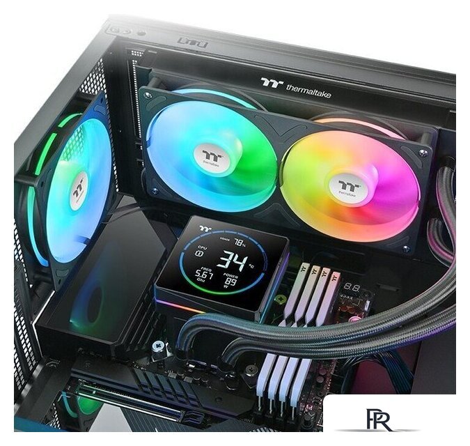 Система жидкостного охлаждения для процессора Thermaltake TH240-S V3 ARGB Sync CL-W469-PL12SW-A - Изображение №5 — Интернет-магазин ПроЗаказ