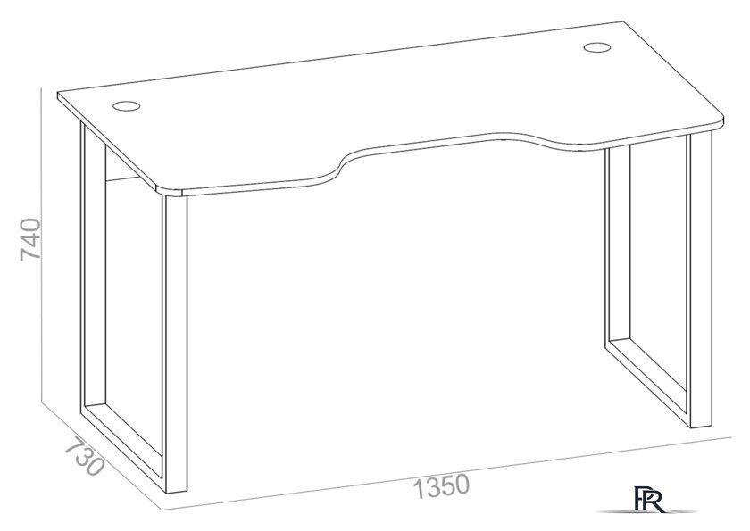 Геймерский стол Сокол КСТ-19 (белый) - Изображение №5 — Интернет-магазин ПроЗаказ