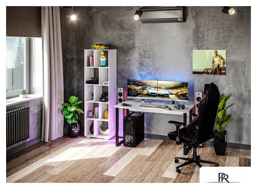 Геймерский стол Сокол КСТ-19 (белый) - Изображение №3 — Интернет-магазин ПроЗаказ