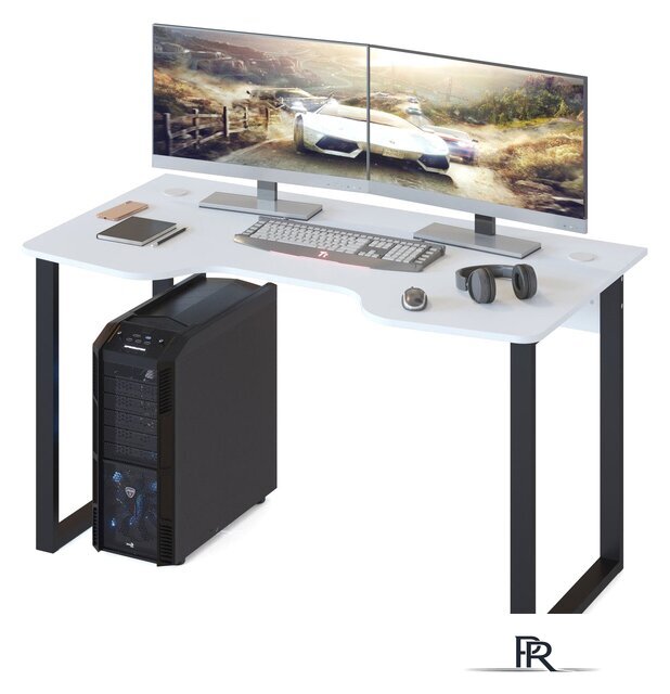 Геймерский стол Сокол КСТ-19 (белый) - Изображение №1 — Интернет-магазин ПроЗаказ