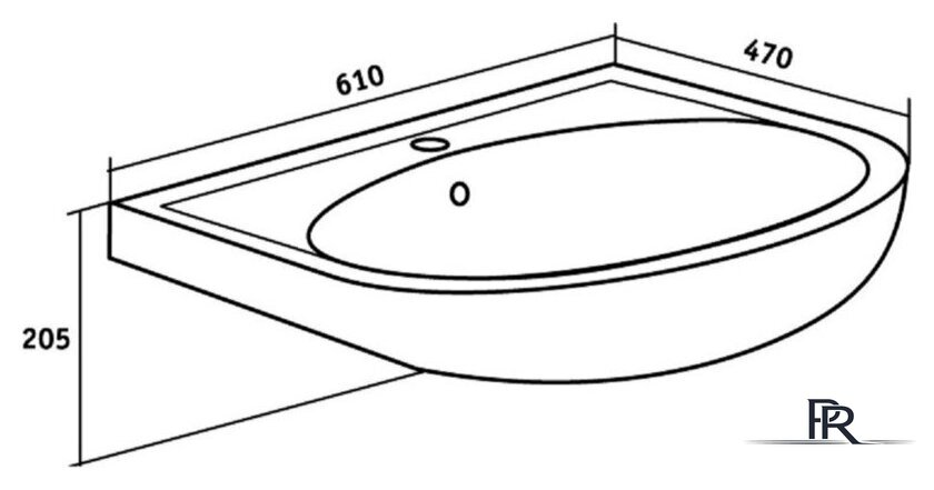  Runo Тумба с умывальником Лада 60 + Уют 60 (напольная, дуб/графит) - Изображение №6 — Интернет-магазин ПроЗаказ