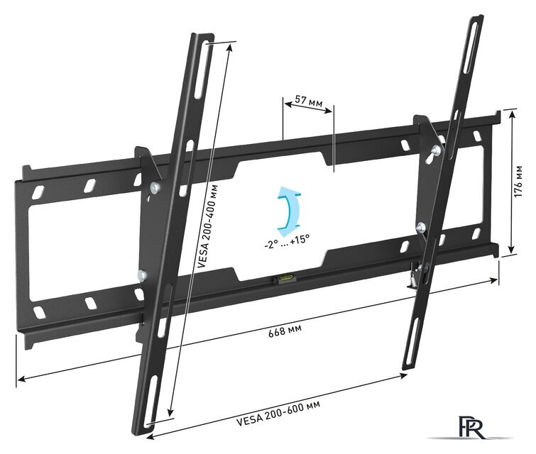 Кронштейн для телевизора Holder Basic Line LCD-T6628 - Изображение №2 — Интернет-магазин ПроЗаказ