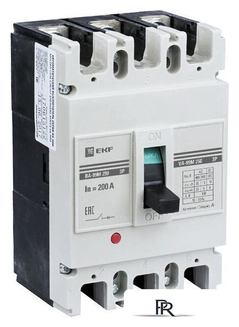 Выключатель нагрузки EKF PROxima ВА-99М 250/250А 3P 35кА mccb99-250-250m - Изображение №1 — Интернет-магазин ПроЗаказ