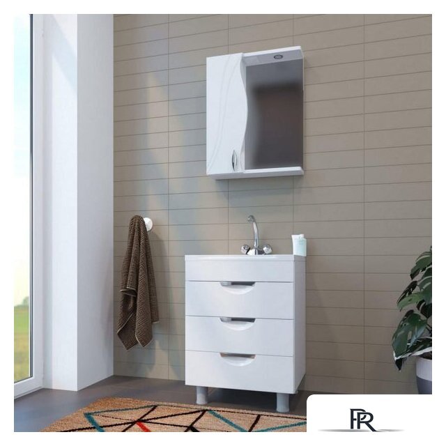  Mixline Шкаф с зеркалом Лима 55 551705 (с подсветкой) - Изображение №3 — Интернет-магазин ПроЗаказ