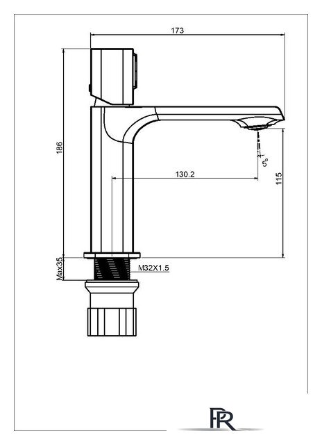Смеситель Maxonor Pure Life PL1089-9 - Изображение №9 — Интернет-магазин ПроЗаказ