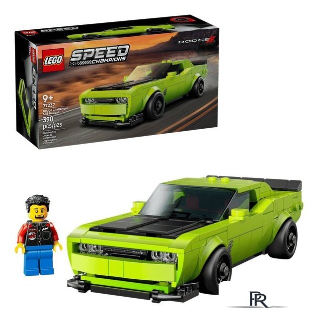 Конструктор LEGO Speed Champions Суперкары Dodge Challenger SRT Hellcat 77237 - Изображение №8 — Интернет-магазин ПроЗаказ
