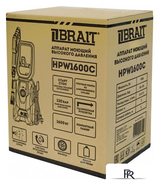 Мойка высокого давления Brait HPW 1600C - Изображение №15 — Интернет-магазин ПроЗаказ