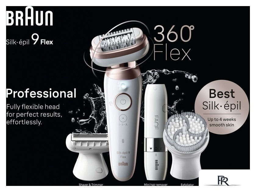 Эпилятор Braun Silk-epil 9 Flex SES9360 3D - Изображение №2 — Интернет-магазин ПроЗаказ