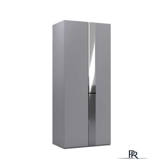 Шкаф распашной Кастанье Дезире-2 2-ух створчатый (серый) - Изображение №1 — Интернет-магазин ПроЗаказ